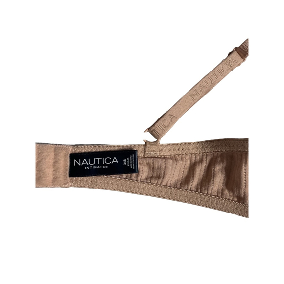 Women's Nautica Intimates Bra 34B Beige - Picture 4 of 4